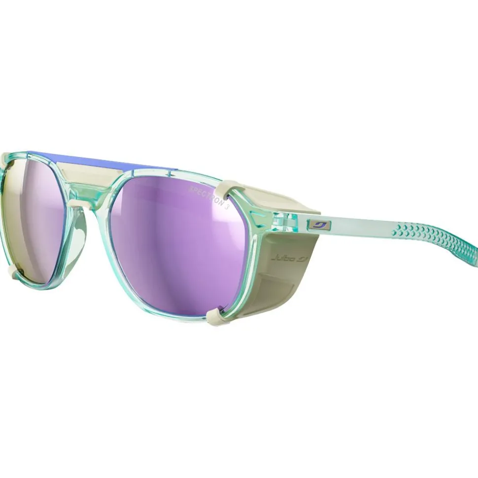 Lunettes de soleil Julbo Slack Cover Translucide Brillant Menthe Gris Clair Spectron 3