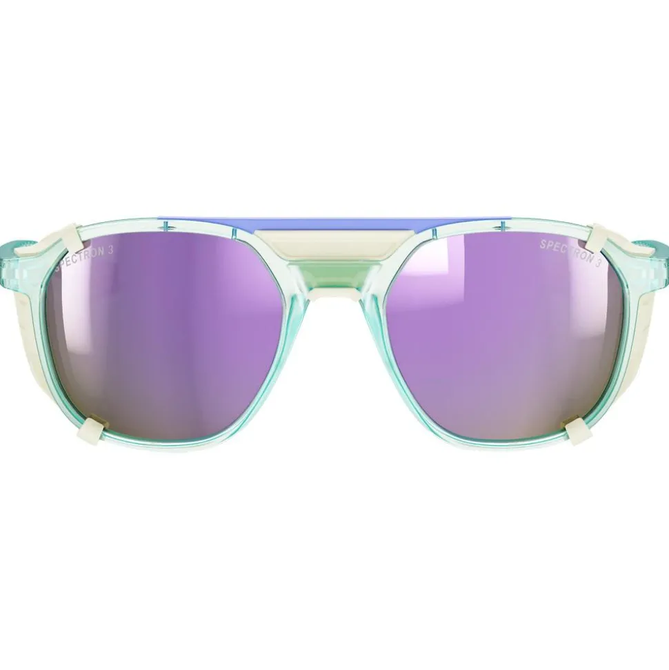 Lunettes de soleil Julbo Slack Cover Translucide Brillant Menthe Gris Clair Spectron 3