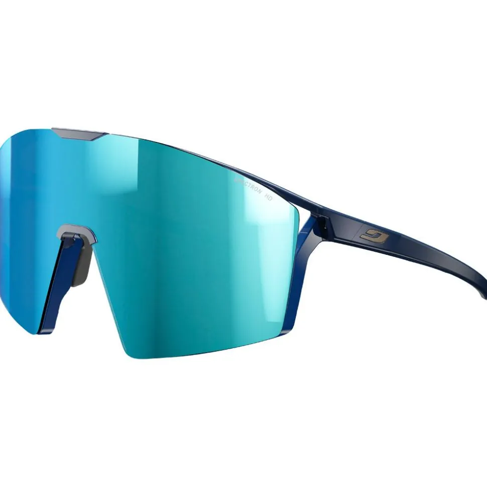 Lunettes de soleil Julbo Edge Cover Mat Bleu Gris Spectron Hd 4 Polarized