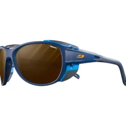 Lunettes de soleil Julbo Explorer 2.0 Mat Bleu Foncé Reactiv High-Mountain 2-4