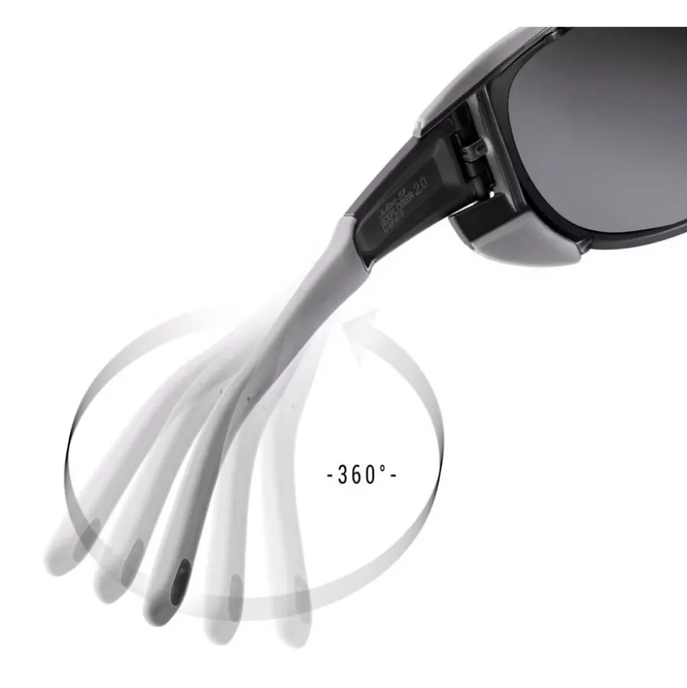 Lunettes de soleil Julbo Explorer 2.0 Mat Bleu Foncé Reactiv High-Mountain 2-4