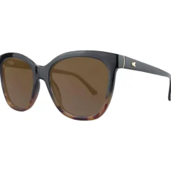 Lunettes de soleil Knockaround Deja Views Glossy Black & Blonde Tortoise Shell Fade