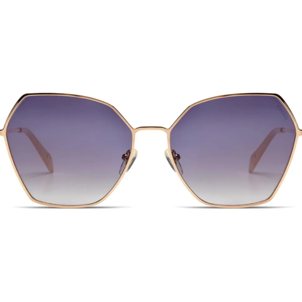 Lunettes de soleil Komono Belle Rose Gold