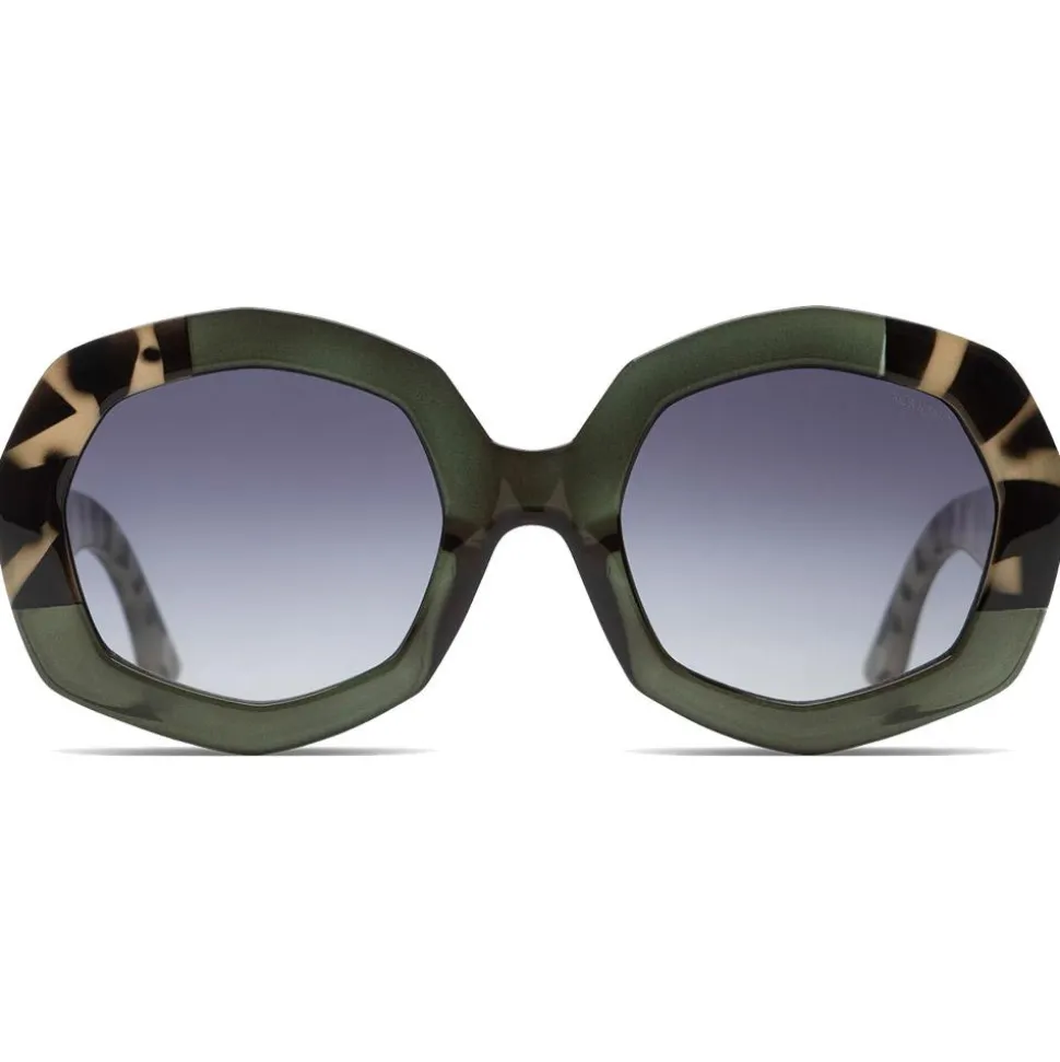 Lunettes de soleil Komono Amy Emerald Bobcat