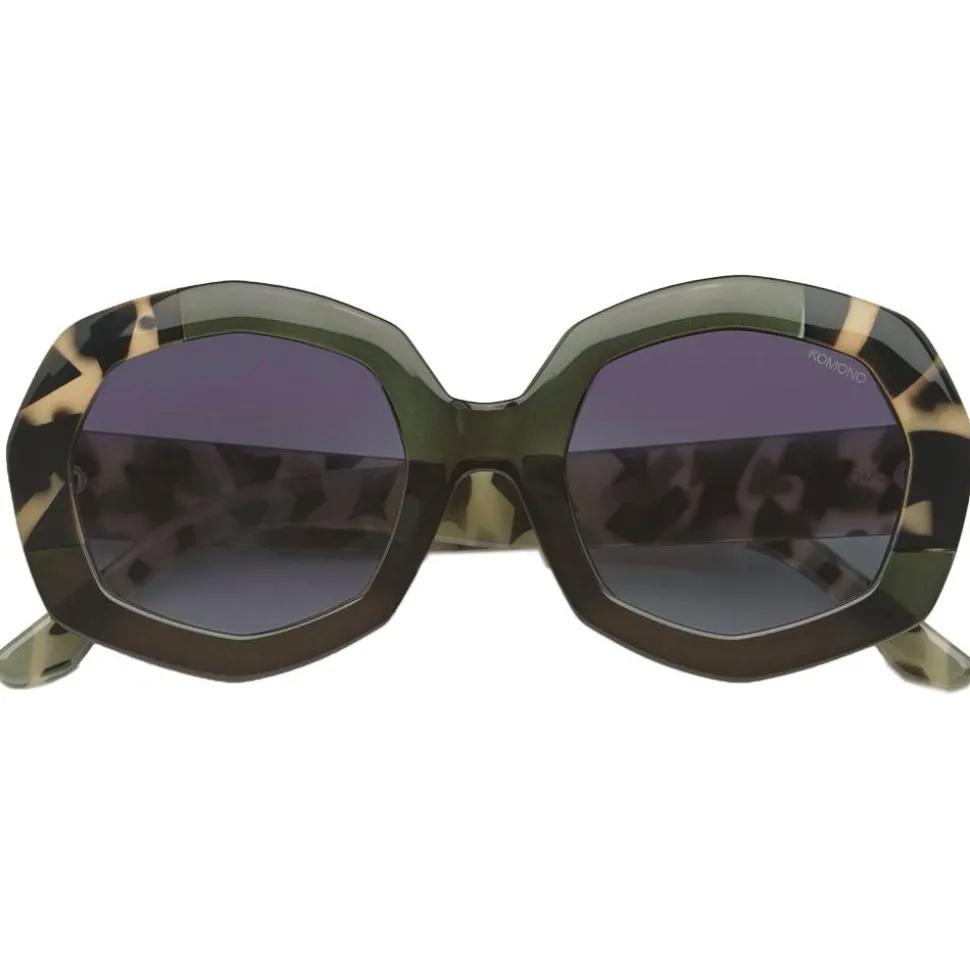 Lunettes de soleil Komono Amy Emerald Bobcat