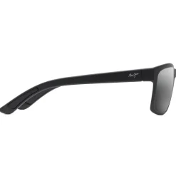 Lunettes de soleil Maui Jim  Pokowai Arch Noir Matte Gris Neutre MauiPure