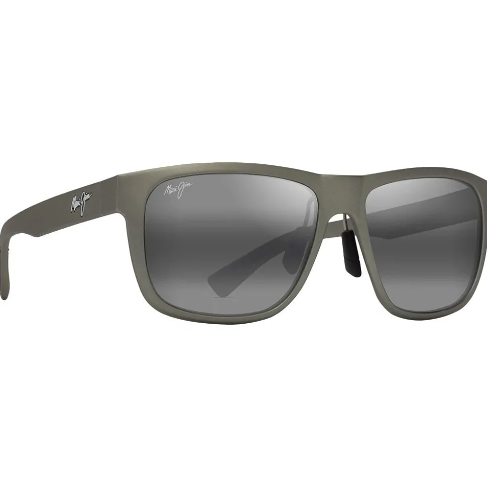 Lunettes de soleil Maui Jim Puakea Gris Vert Mat Neutral Grey Minéral Superthin