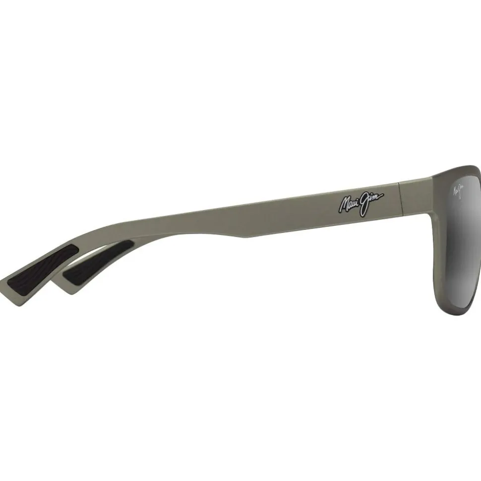 Lunettes de soleil Maui Jim Puakea Gris Vert Mat Neutral Grey Minéral Superthin