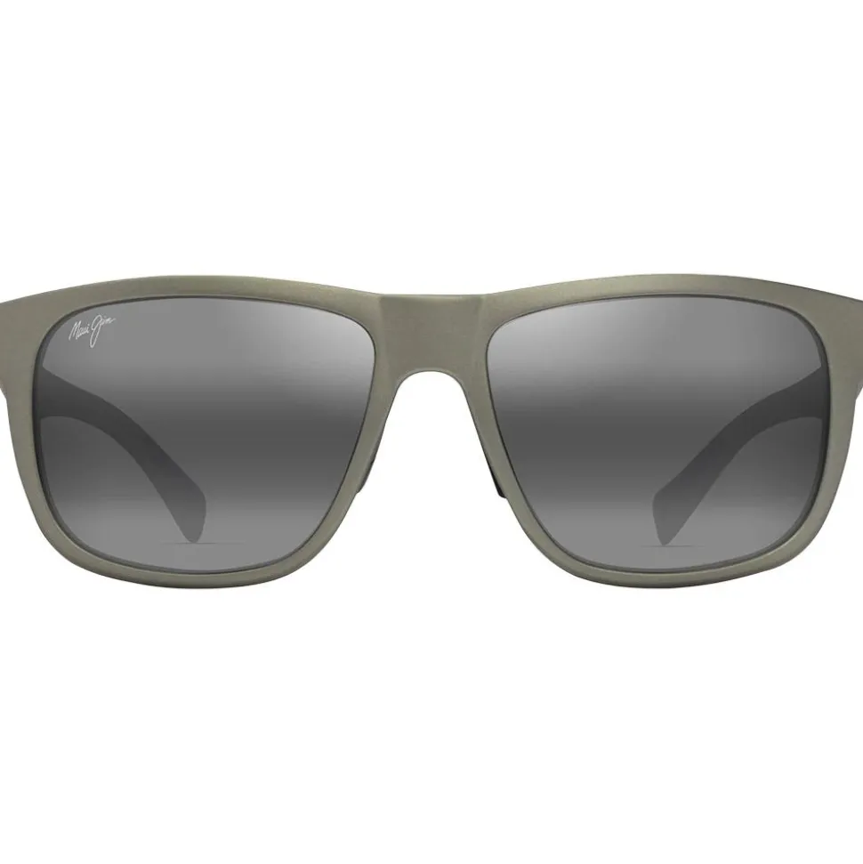 Lunettes de soleil Maui Jim Puakea Gris Vert Mat Neutral Grey Minéral Superthin