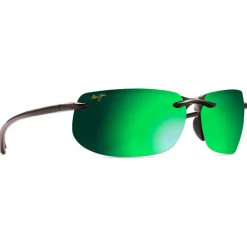 Lunettes de soleil Maui Jim Banyans Noir Brillant MauiGreen MauiBrilliant