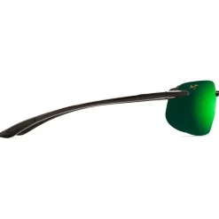 Lunettes de soleil Maui Jim Banyans Noir Brillant MauiGreen MauiBrilliant