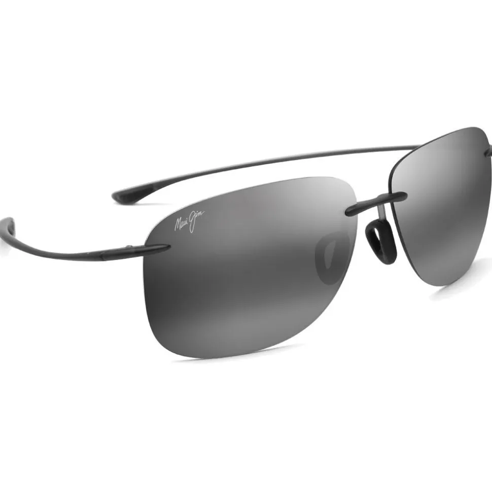 Lunettes de soleil Maui Jim Hikina Matte Grey Maui Pure Lt Gris Neutre