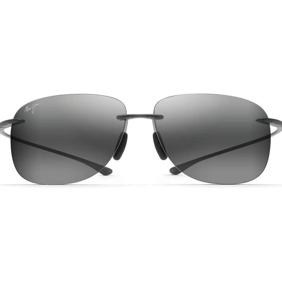 Lunettes de soleil Maui Jim Hikina Matte Grey Maui Pure Lt Gris Neutre