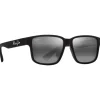 Lunettes de soleil Maui Jim Kuniahi Asian Fit Matte Black Neutral Grey MauiPure