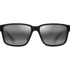 Lunettes de soleil Maui Jim Kuniahi Asian Fit Matte Black Neutral Grey MauiPure