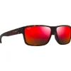 Lunettes de soleil Maui Jim Uila Havane Foncé Mat Orange Hawaii Lava Minéral Superthin