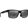 Lunettes de soleil Maui Jim Hoopili Matte Black Neutral Grey Mineral Superthin