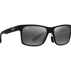 Lunettes de soleil Maui Jim Hoopili Matte Black Neutral Grey Mineral Superthin