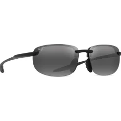 Lunettes de soleil Maui Jim Hookipa Ultra Asian Fit Matte Black Neutral Grey MauiUltra