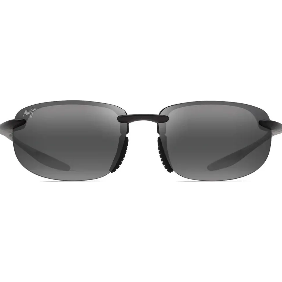 Lunettes de soleil Maui Jim Hookipa Ultra Asian Fit Matte Black Neutral Grey MauiUltra