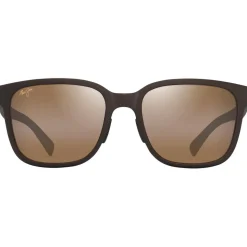 Lunettes de soleil Maui Jim Paulele Asian Fit Brun Mat Bronze HCL Minéral Superthin