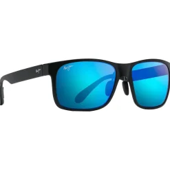 Lunettes de soleil Maui Jim Red Sands Reader 2,0 Noir Mat Bleu Hawaï MauiBrilliant
