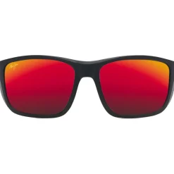 Lunettes de soleil Maui Jim Amberjack Matte Black Hawaii Lava MauiBrilliant