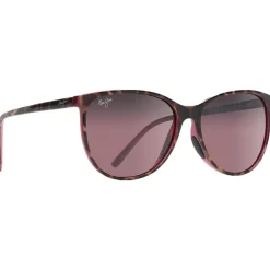 Lunettes de soleil Maui Jim Ocean Ecaille Framboise Maui Rose Minéral SuperThin