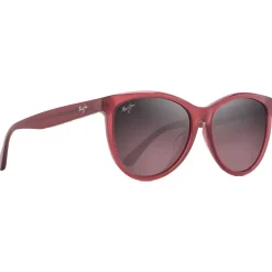 Lunettes de soleil Maui Jim Glory Glory Framboise Transparente Maui Rose Minéral SuperThin