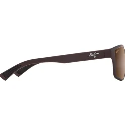 Lunettes de soleil Maui Jim Walewaha Asian Fit Metal Matte Brown Hcl Bronze Mineral Superthin