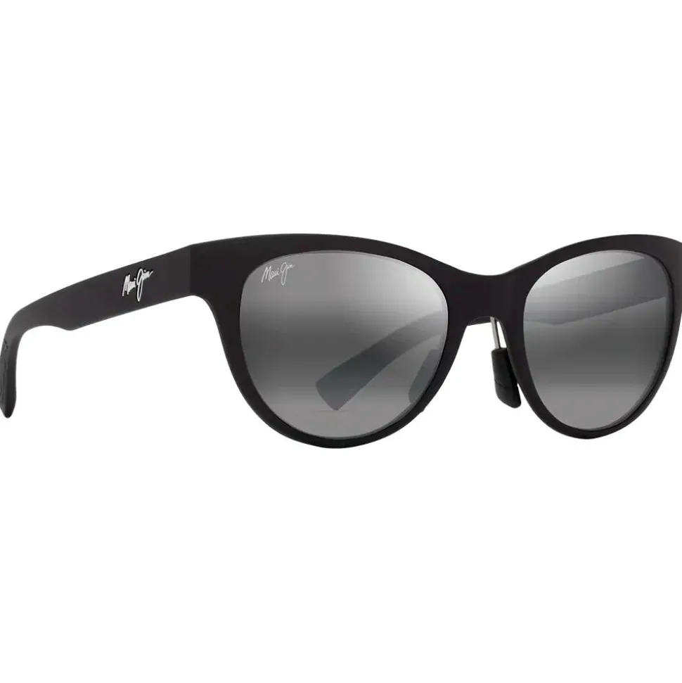 Lunettes de soleil Maui Jim Hulahe Matte Black Neutral Grey Mineral Superthin