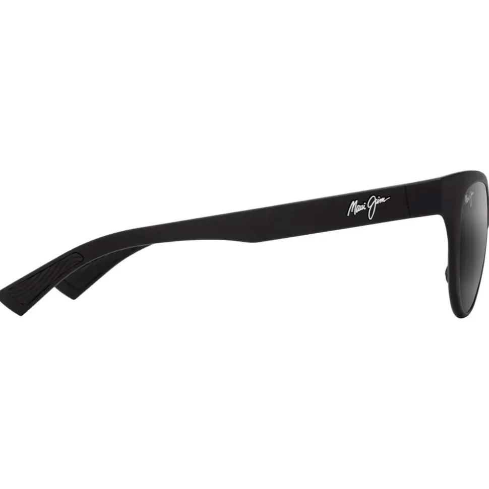 Lunettes de soleil Maui Jim Hulahe Matte Black Neutral Grey Mineral Superthin
