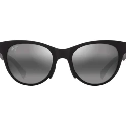 Lunettes de soleil Maui Jim Hulahe Matte Black Neutral Grey Mineral Superthin