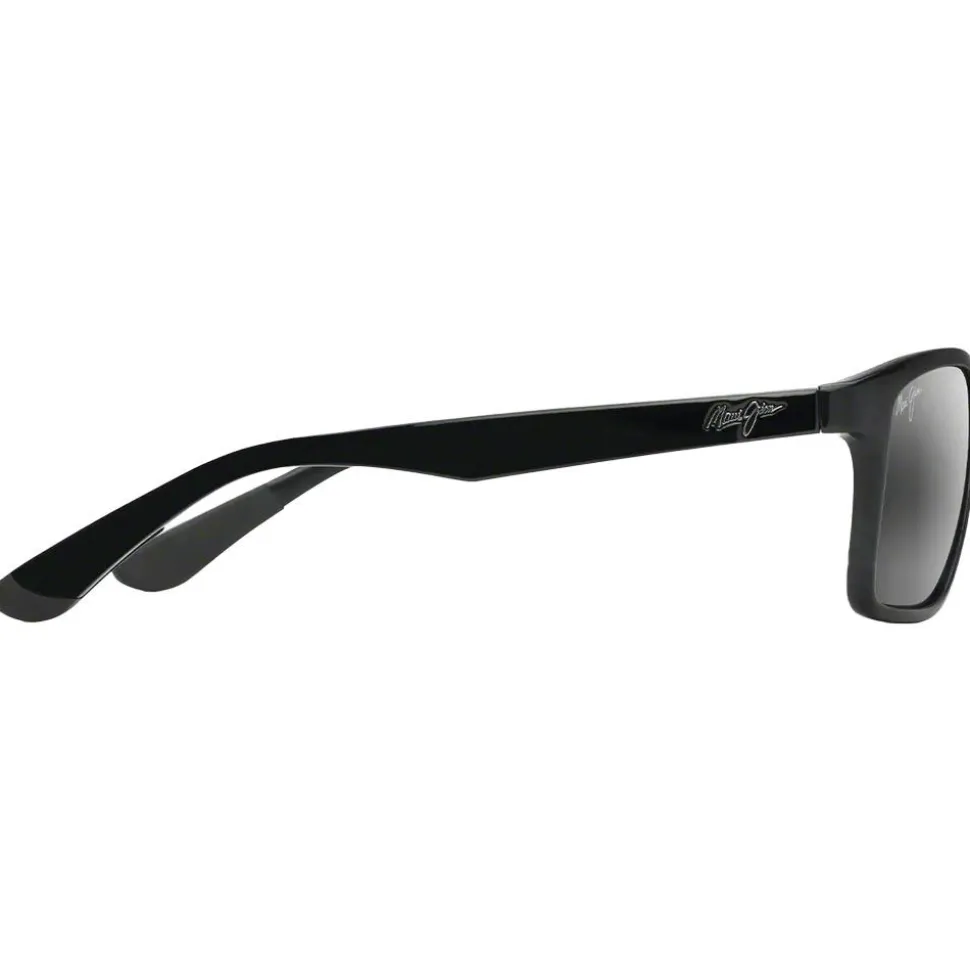 Lunettes de soleil Maui Jim Onshore Noir Brillant Gris Neutre Minéral SuperThin
