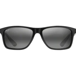 Lunettes de soleil Maui Jim Onshore Noir Brillant Gris Neutre Minéral SuperThin