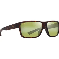 Lunettes de soleil Maui Jim Uila Havane Foncé Mat Noir Maui Ht Minéral Superthin