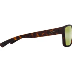 Lunettes de soleil Maui Jim Uila Havane Foncé Mat Noir Maui Ht Minéral Superthin