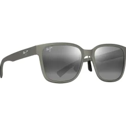 Lunettes de soleil Maui Jim Paulele Asian Fit Gris vert mat Gris Neutre Minéral Superthin