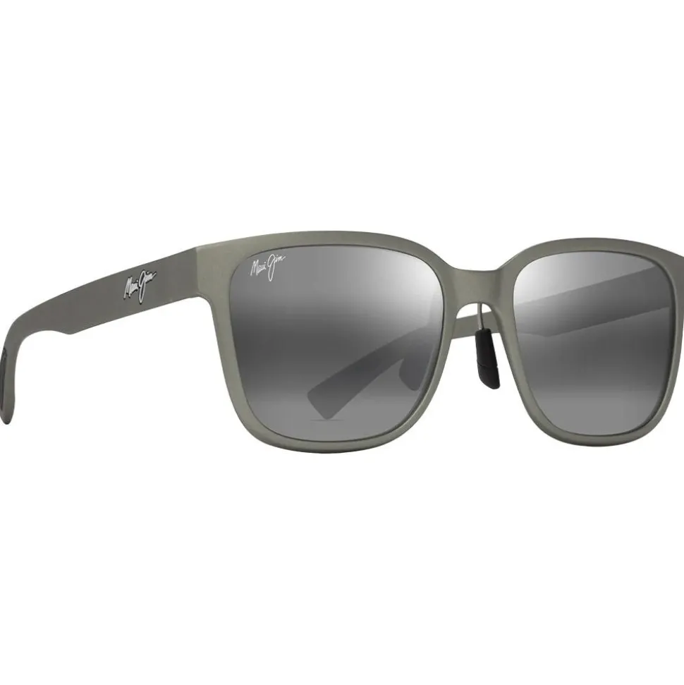 Lunettes de soleil Maui Jim Paulele Asian Fit Gris vert mat Gris Neutre Minéral Superthin