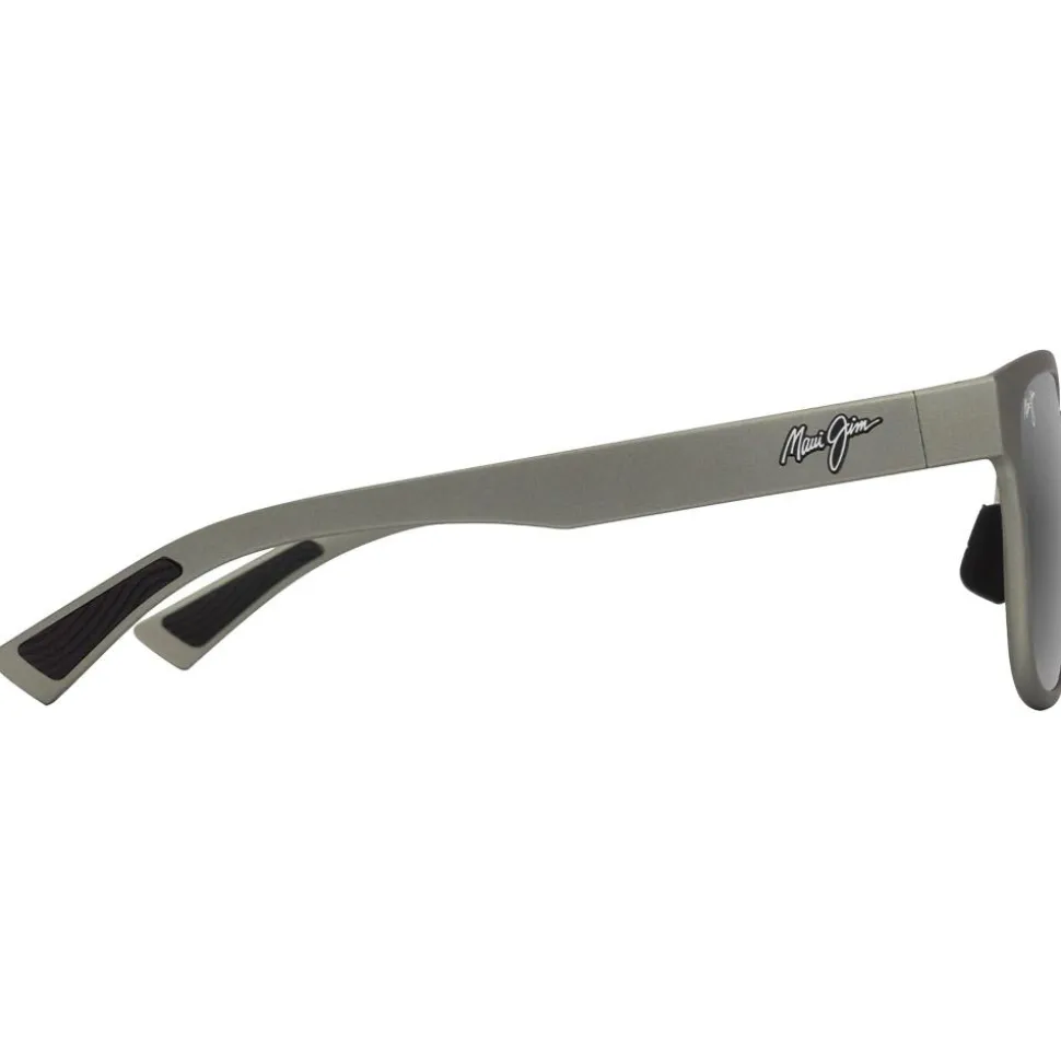 Lunettes de soleil Maui Jim Paulele Asian Fit Gris vert mat Gris Neutre Minéral Superthin