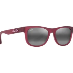 Lunettes de soleil Maui Jim Kaulike Matte Transparent Fuchsia Neutral Grey MauiPure