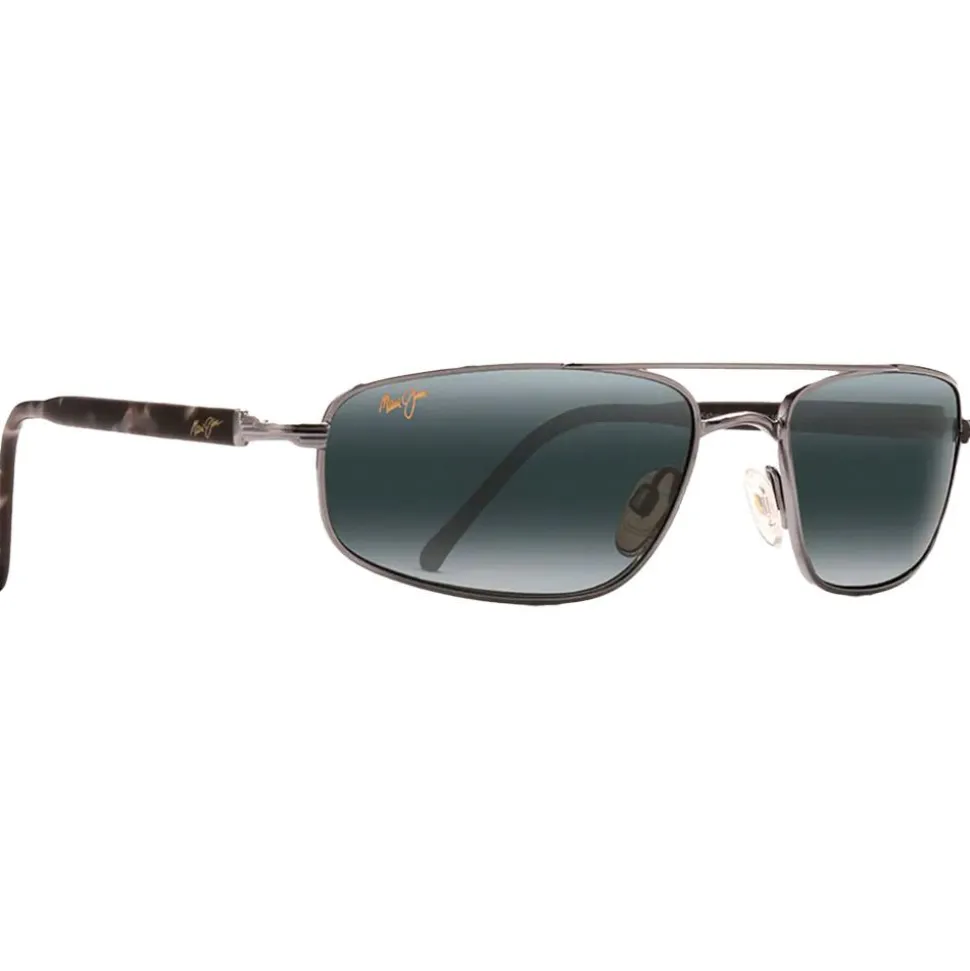 Lunettes de soleil Maui Jim Kahuna Gris Acier Gris Neutre Minéral SuperThin