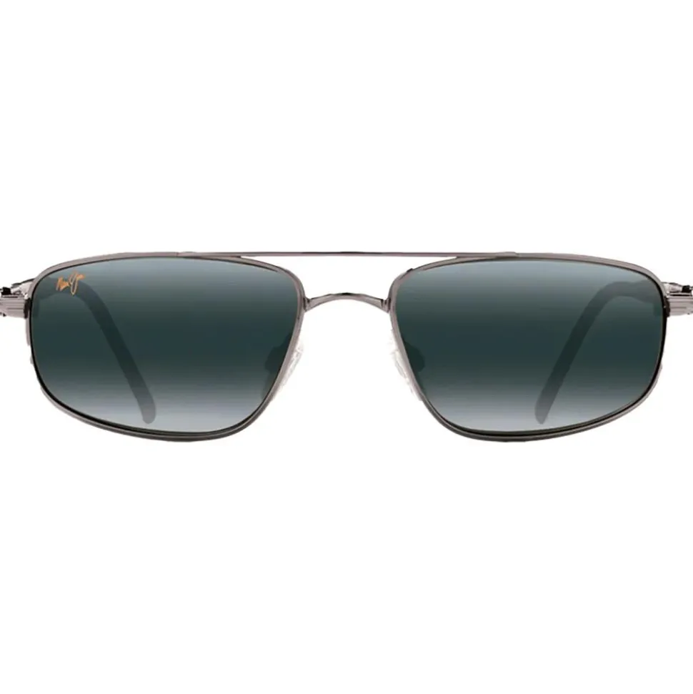 Lunettes de soleil Maui Jim Kahuna Gris Acier Gris Neutre Minéral SuperThin