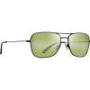 Lunettes de soleil Maui Jim Naauao Vernis Noir Mat Maui HT MauiPure