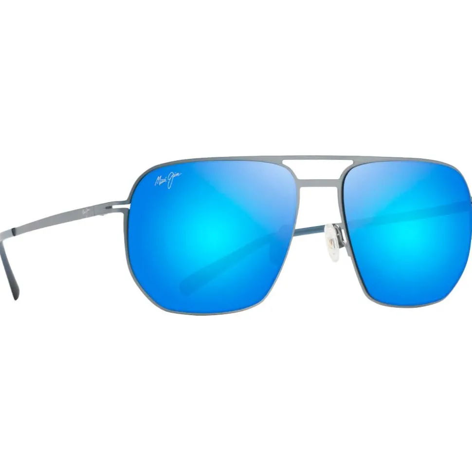 Lunettes de soleil Maui Jim Shark's Cove Gris Colombe Blue Hawaii MauiBrilliant