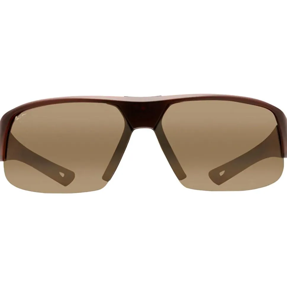 Lunettes de soleil Maui Jim Switchbacks Brun Foncé Mat Bronce Hcl Polycarbonate