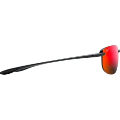 Lunettes de soleil Maui Jim Hookipa Asian Fit Noir Mat Hawaii Lava MauiPure
