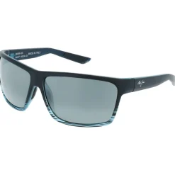 Lunettes de soleil Maui Jim Alenuihaha Grey Black Stripe Gris Neutre Mineral Superthin