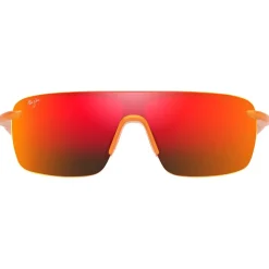 Lunettes de soleil Maui Jim Palulu Metal Matte Orange Hawaii Lava MauiBrilliant
