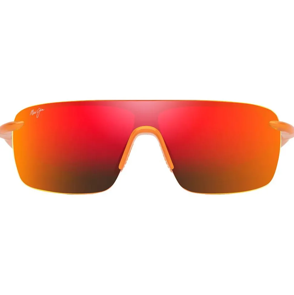 Lunettes de soleil Maui Jim Palulu Metal Matte Orange Hawaii Lava MauiBrilliant